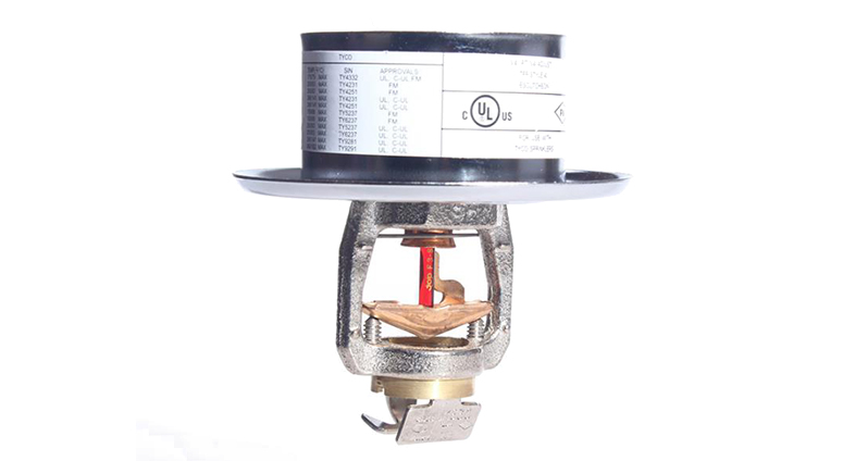 FM认证viking 威景易熔合金隐蔽水平边墙型喷头VK630